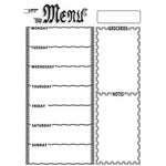 Magnetic Refrigerator Chalkboard,Meal Planner