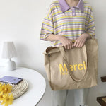 New Design Women Big Canvas Shoulder Bags