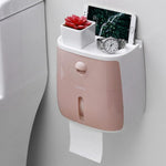 Waterproof Wall Mount Toilet Paper Holder