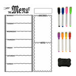 Magnetic Refrigerator Chalkboard,Meal Planner