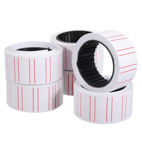 10pcs Adhesive Price Labels Paper Sticker Single