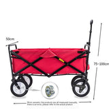 Grocery Canvas Rolling Buggies Outdoor Garden