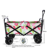 Grocery Canvas Rolling Buggies Outdoor Garden